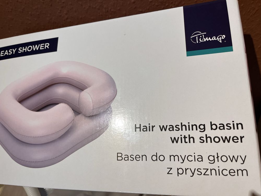 Basen do mycia głowy z prysznicem