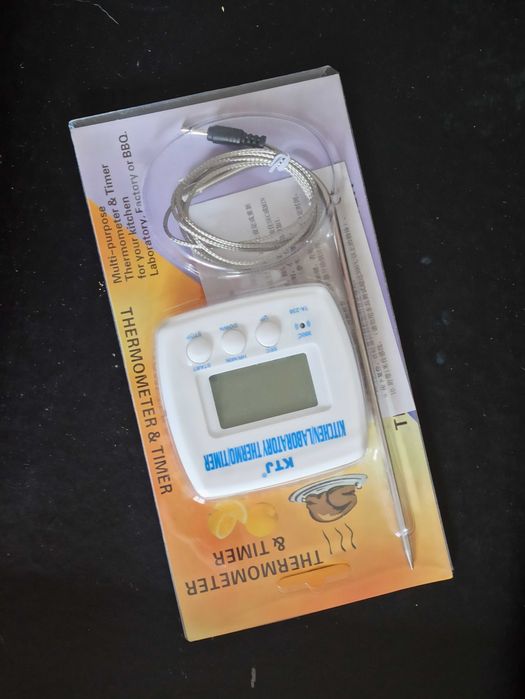 Термометр кулинарный цифровой с выносным щупом -50/+300 TA-238