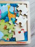 Puzzle drewniane dżungla 24 elementy