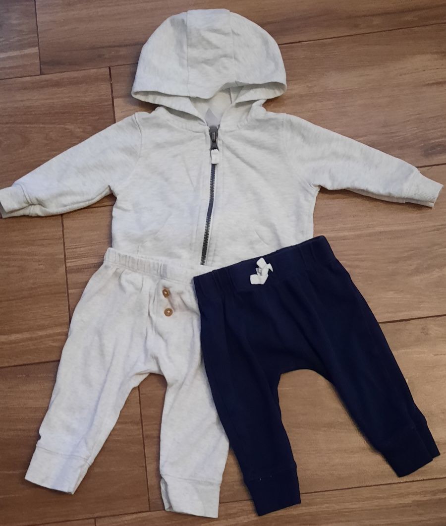 Carters dres Bluza i 2 pary spodni rozmiar 68
