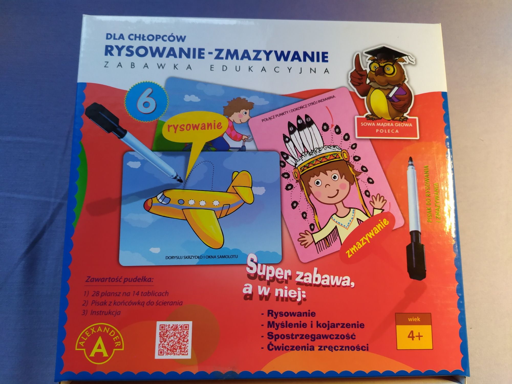 Rysowanie zmazywanie wiek 4+ chłopcy zabawka edukacyjna