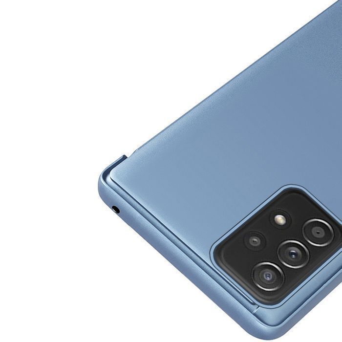 Clear View Case Futerał Etui Z Klapką Samsung Galaxy A53 5G Niebieski