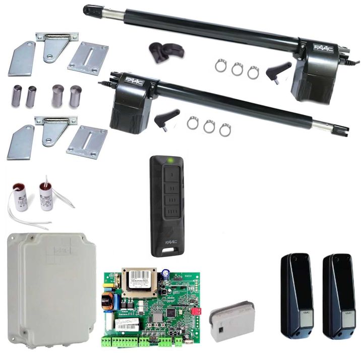FAAC 414 Alfa Standard - zestaw do bramy skrzydłowej do 3m