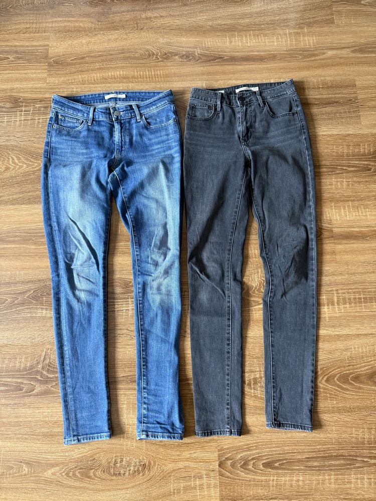 Zestaw dwie pary spodni jeansy Levi’s