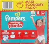Pampers Baby-Dry Pants Maxi Economy Pack 5 86 szt. Niemieckie