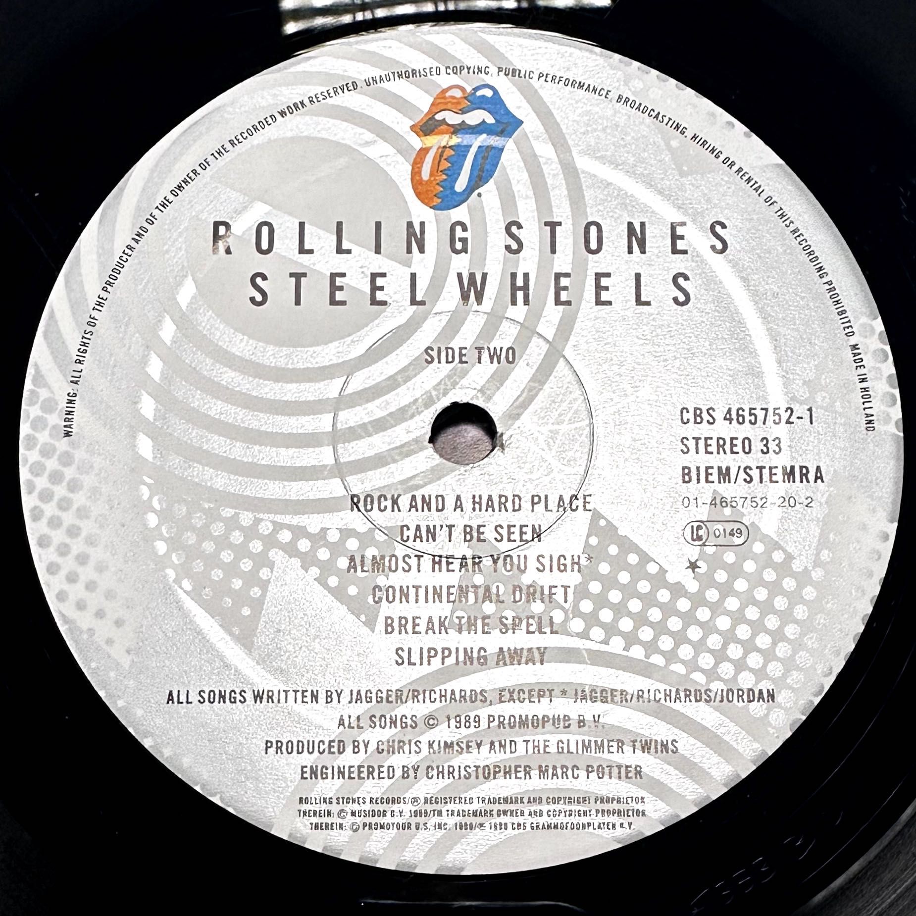 The Rolling Stones - Steel Wheels (Vinyl, 1989, Holland)