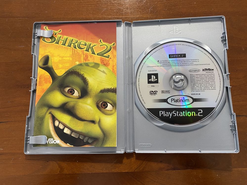 Jogos PS2 - Singstar e Shrek