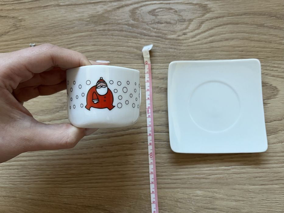 Chávena e pires de café de Natal - Torrié