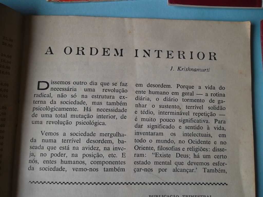 Carta de Notícias - Instituição Cultural Krishnamurti (1971)