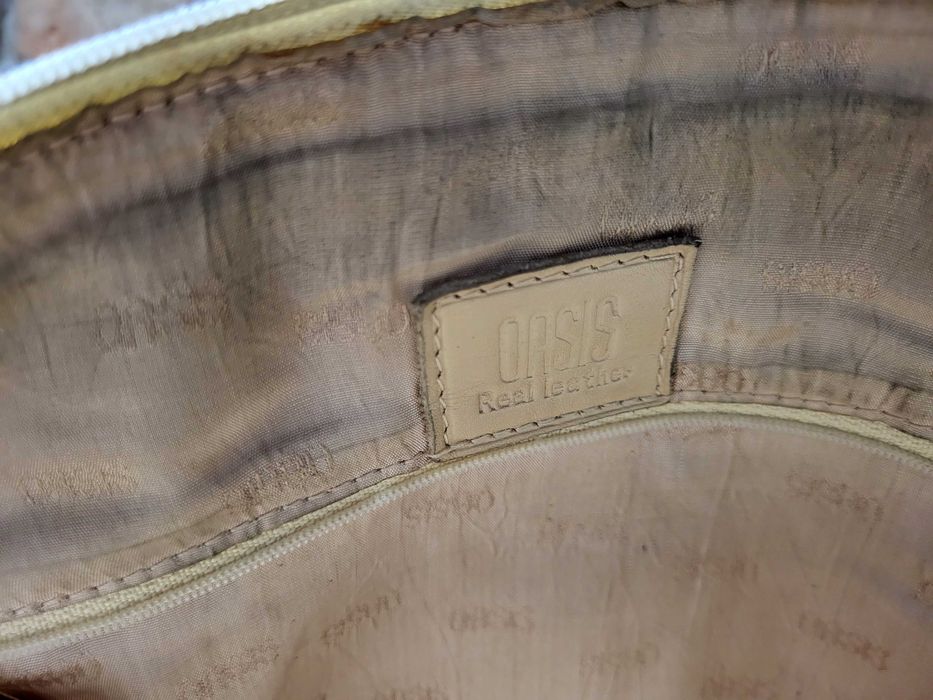 Torebka damska Oasis skóra naturalna