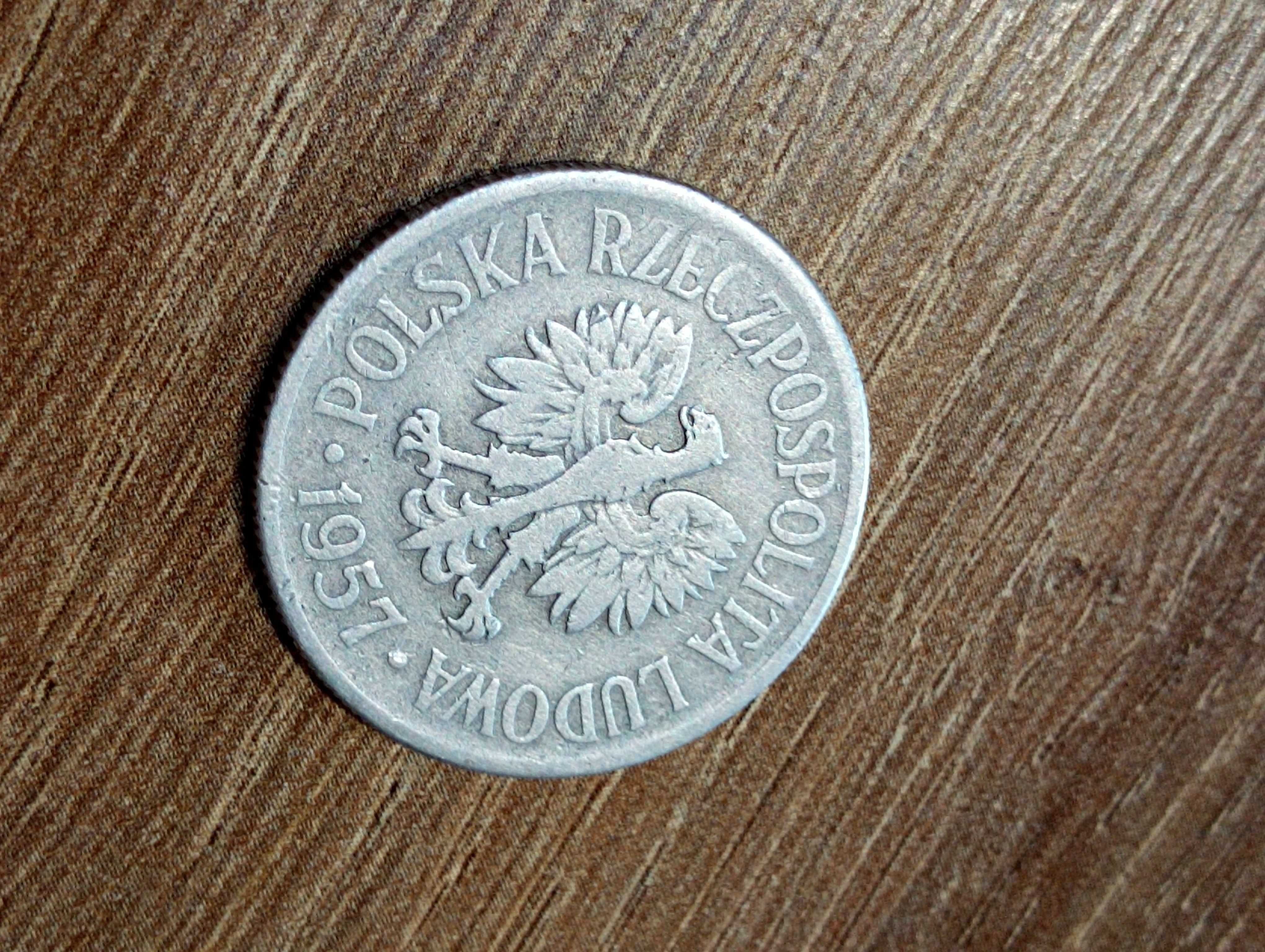 Sprzedam piata monee 50 gr 1957 r bzm