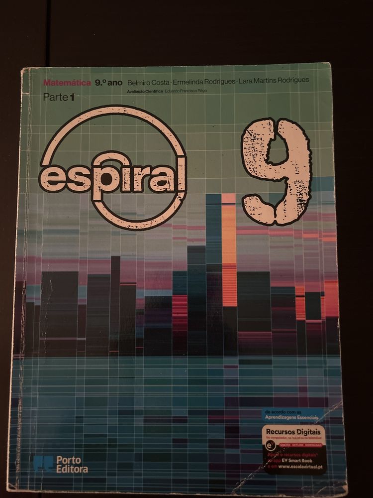 Manuais e Caderno atividades Matematica 9ano