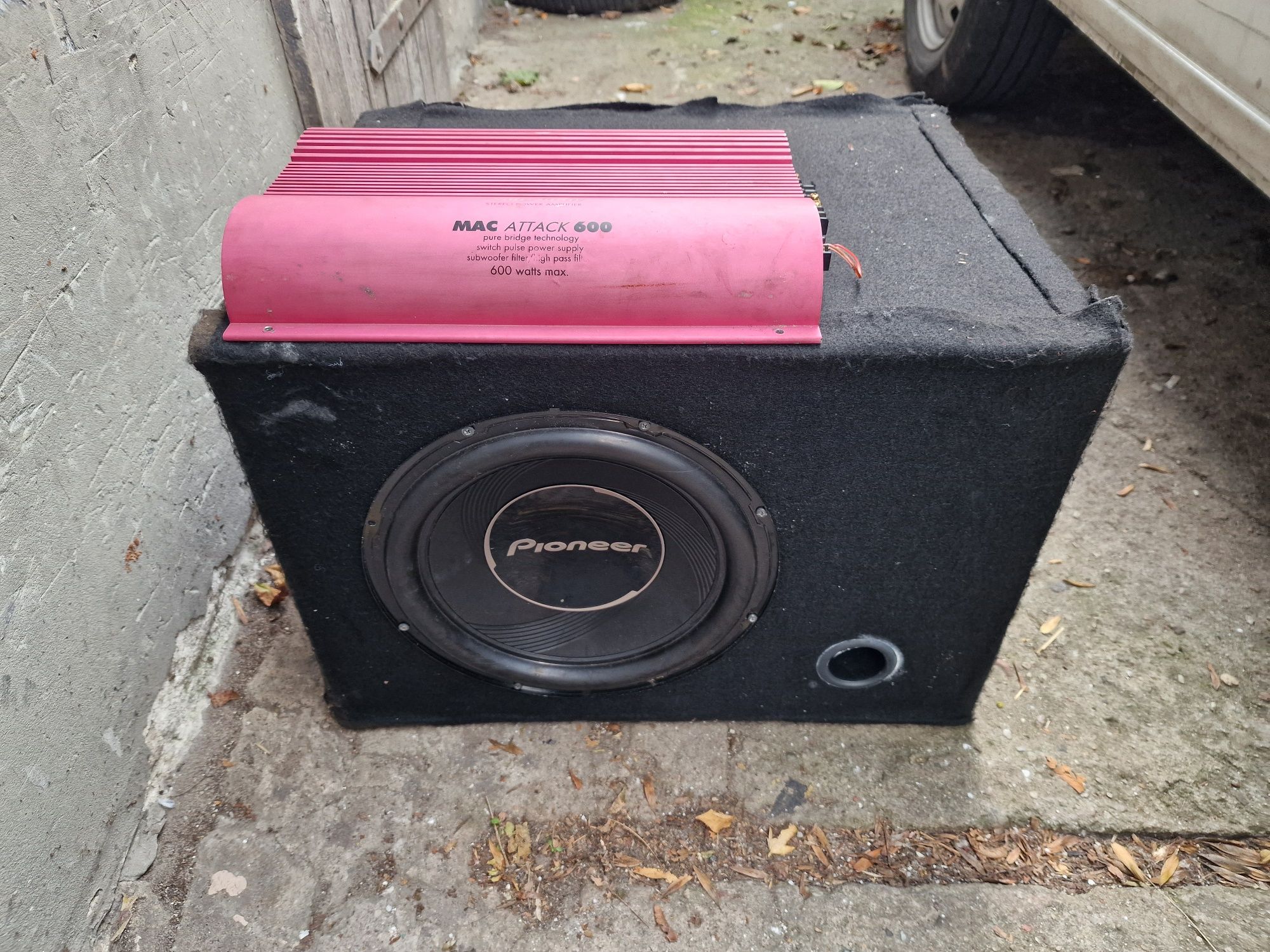 Tuba subwoofer wzmacniacz pioneer