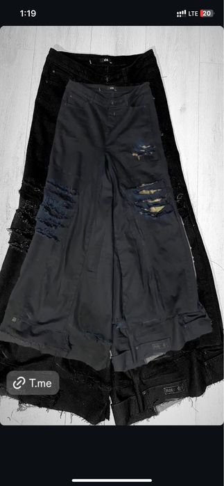 Штани пач ворк опиум дистресс distressed opium denim patch work