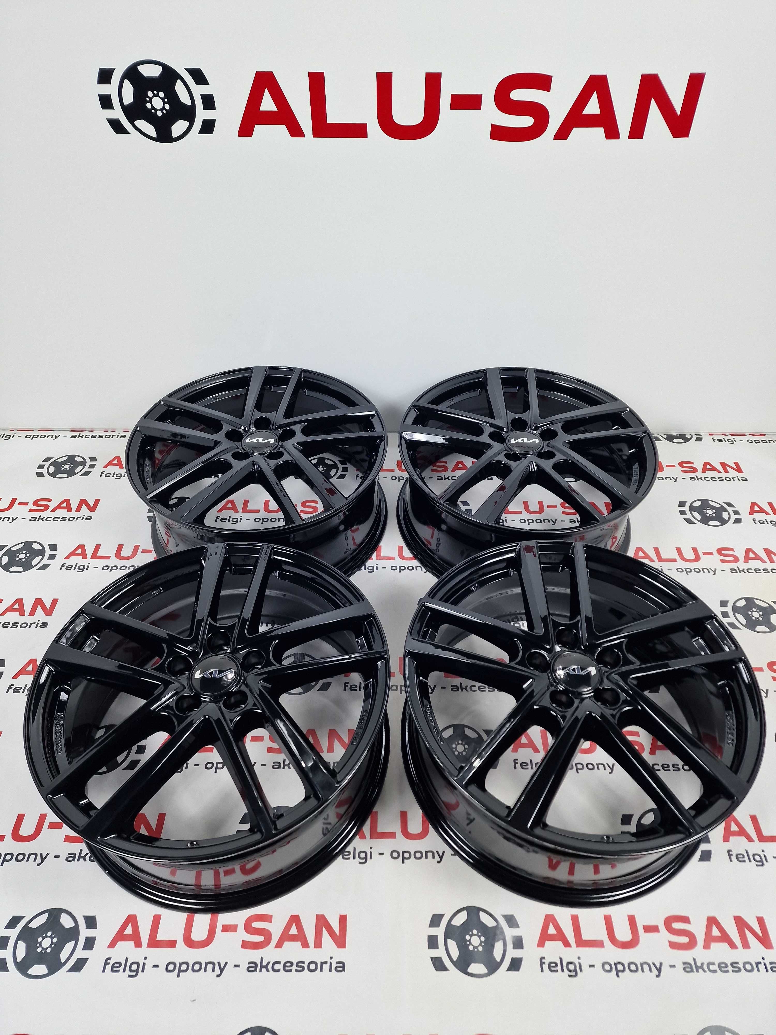 NOWE alufelgi KIA 19" 5x114,3:Carnival Cee'd Sportage...Czarny Połysk