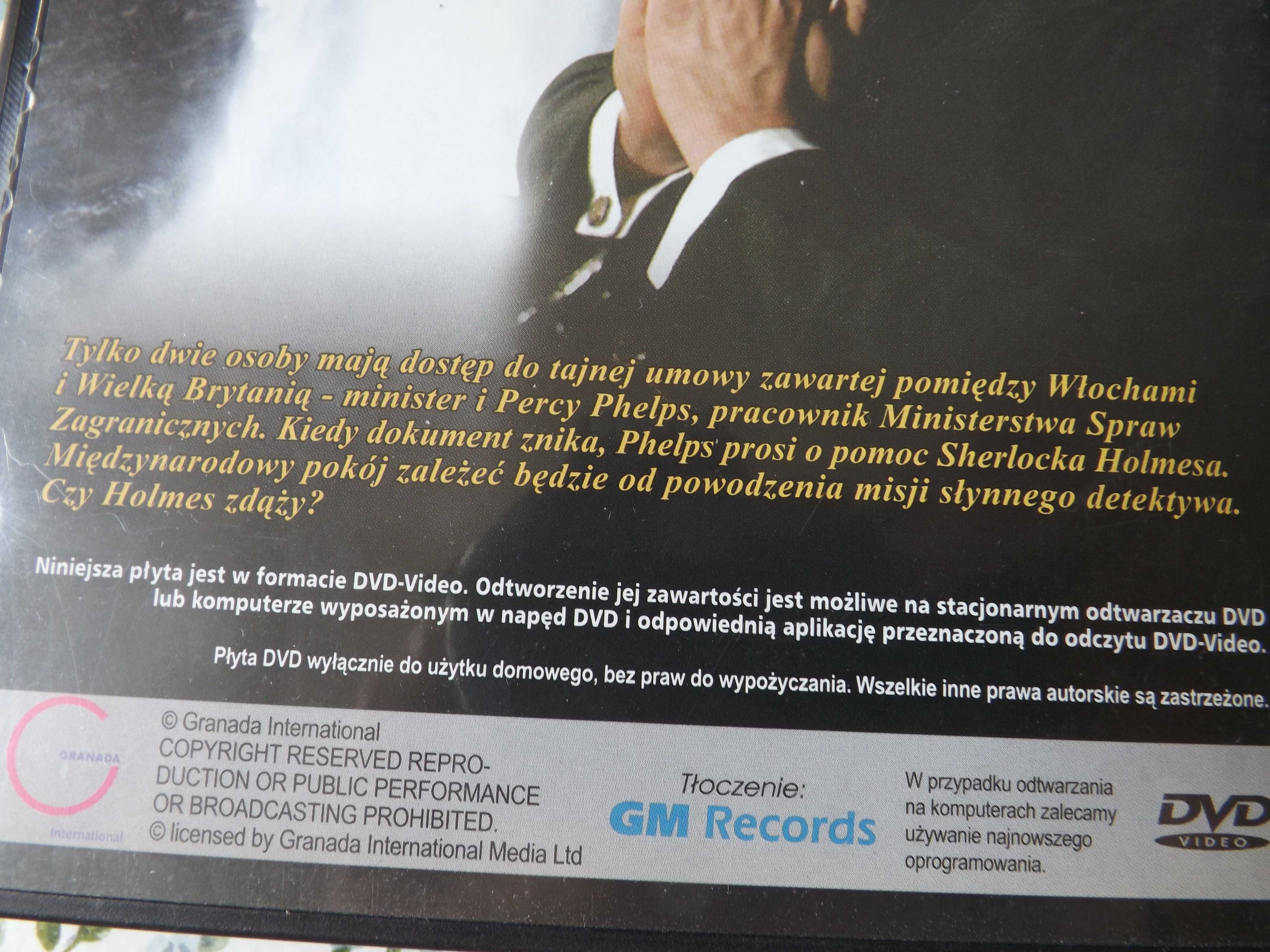 Pies Baskervilleów Traktat morski Sherlock Holmes film dvd