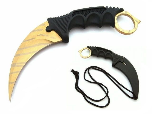 Prawdziwy Nóż Karambit Cs:Go Neck Counter Strike