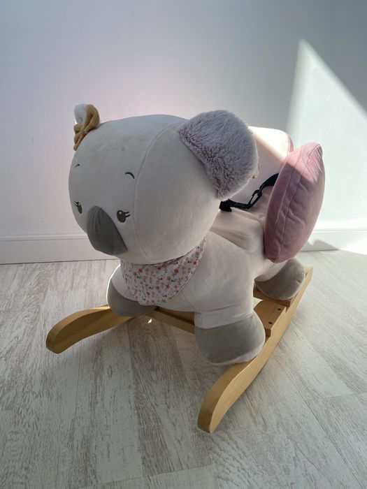 Ursinho baloiço como novo e com bolsa pata guardar