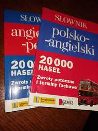 Podręczny słownik polsko angielski angielsko polski 2 tomy =13zł. NOWY