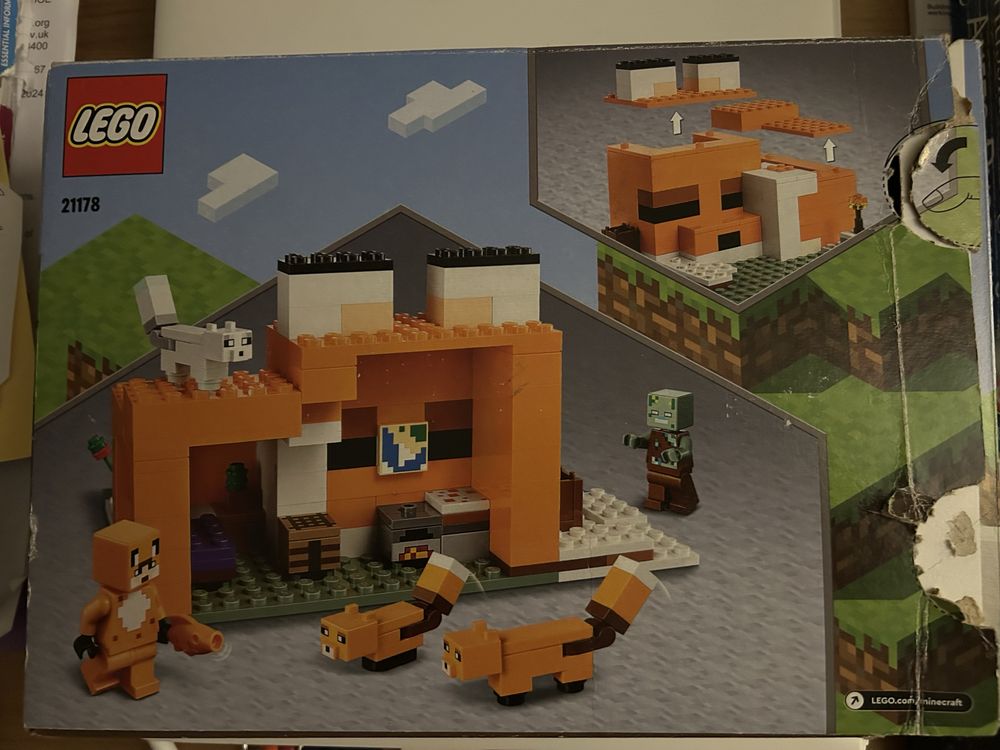 LEGO 21178 майнкрафт, 8+