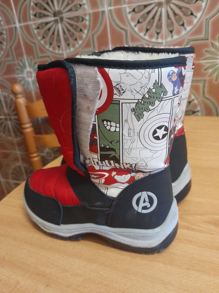 Botas de criança quentinhas Marvel