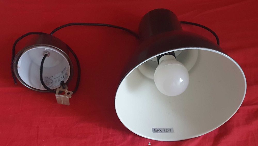 Lampa Hektar wisząca IKEA po demontażu