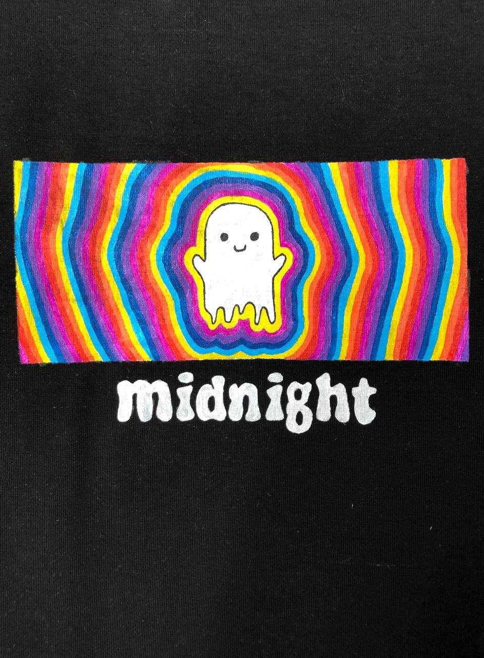 Футболка Midnight  кастом оверсайз