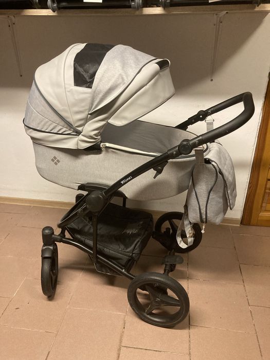 Wózek BEBETTO TORINO  2w1 / 3w1 / 4w1 baza Isofix Jasno Szary