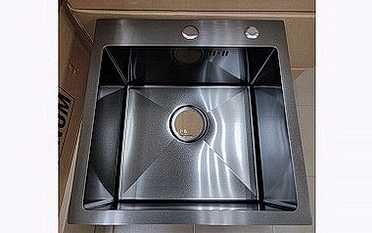 Встроенная Кухонная мойка  Handmade 5050 PVD черная