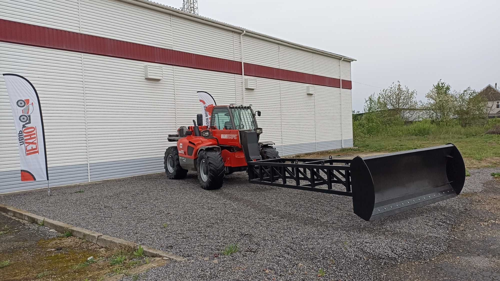 Штовхач зерна на навантажувачі Manitou JCB Merlo ін - Відвал для зерна