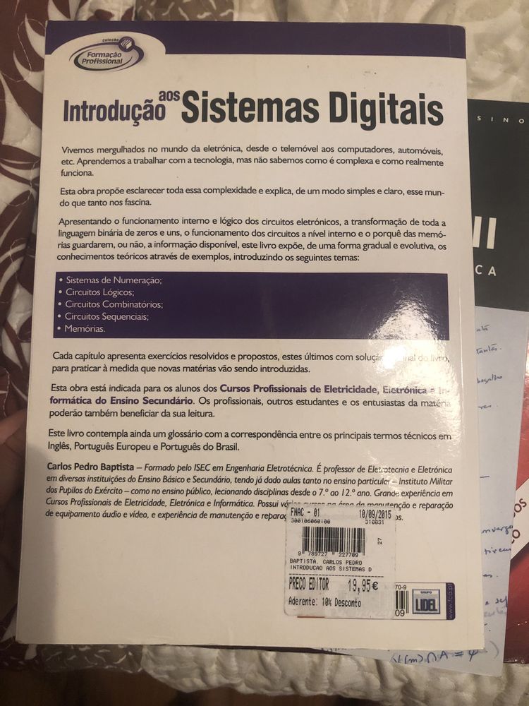 Introdução aos sistemas digitais