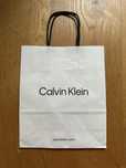 Torba torebka papierowa Calvin Klein papierowa biała
