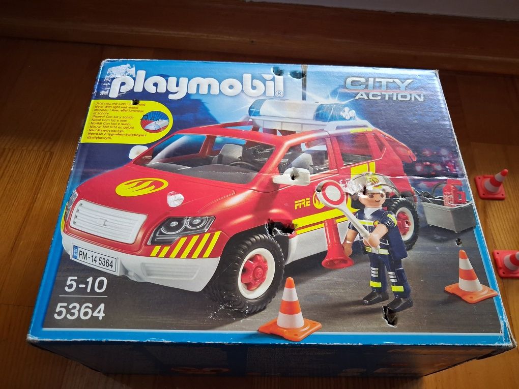 Playmobil 5364 wóz strażacki Samochód Komendanta Straży Pożarnej