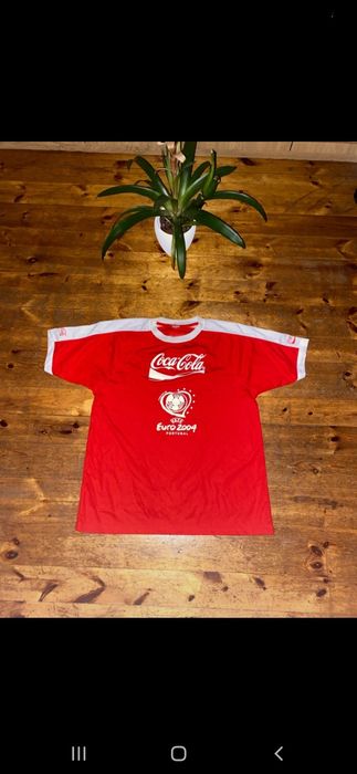 Koszulka Piłkarska Coca-Cola Euro 2004 Vintage