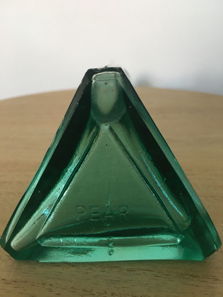 Szklany wazon butelka Pear Vintage
