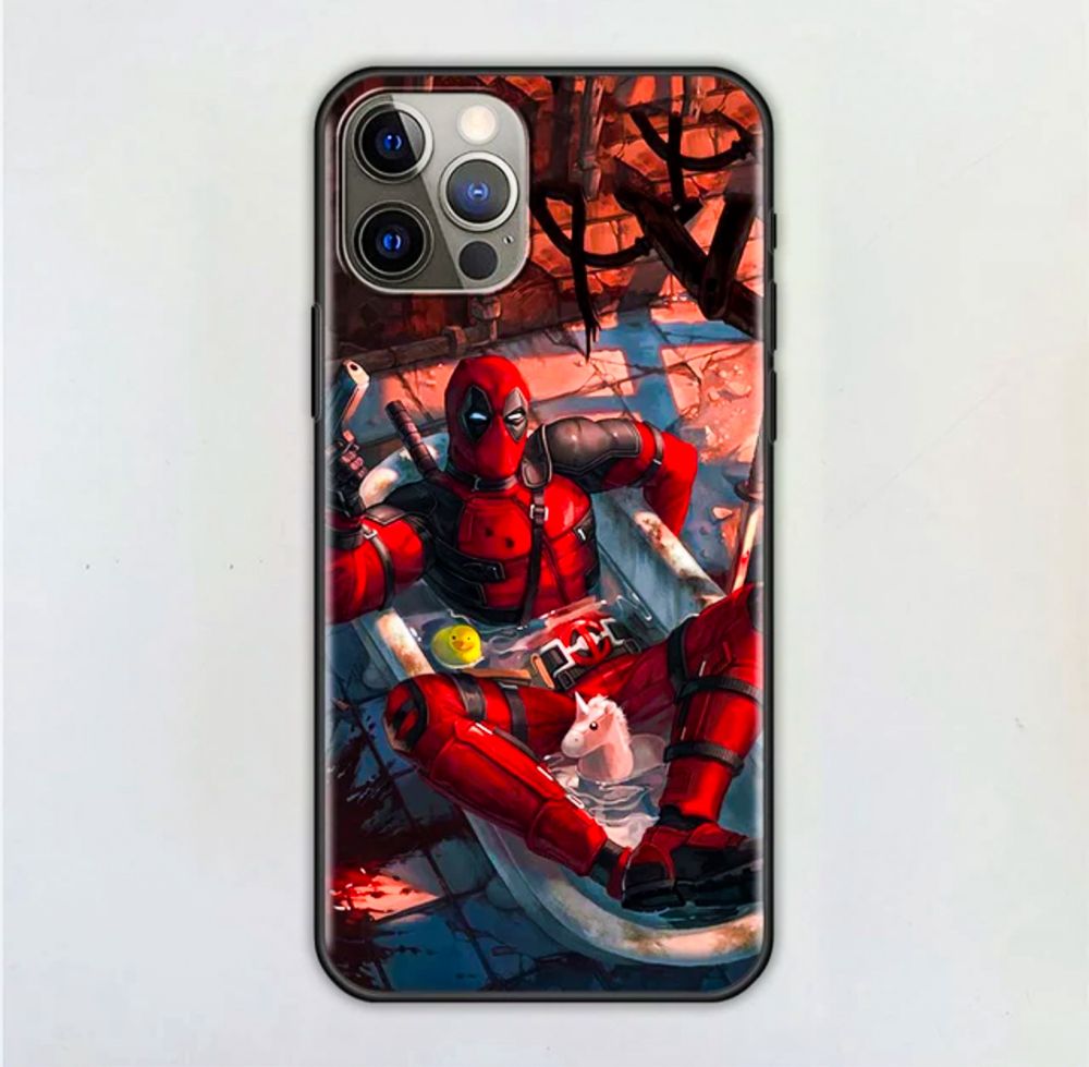 Marvel Deadpool Etui dla iPhone 15, 14, 13, 12, 11, Mini, Pro, Max