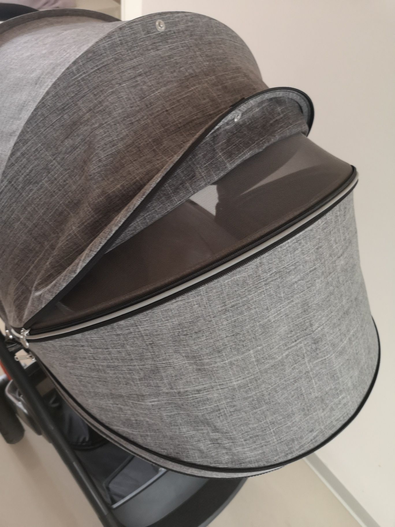 Wózek Stokke Trailz 2w1 melange gray koła terenowe black terrain