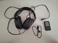 MP4 PHILIPS 8GB + słuchawki PHILIPS + przewód USB