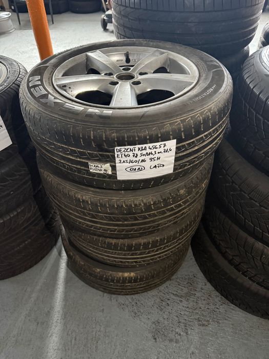 Felgi DEZENT - KBA45657 - ET40 - 7J - 5x114.3 - NEXEN 215/60/16 - 95H