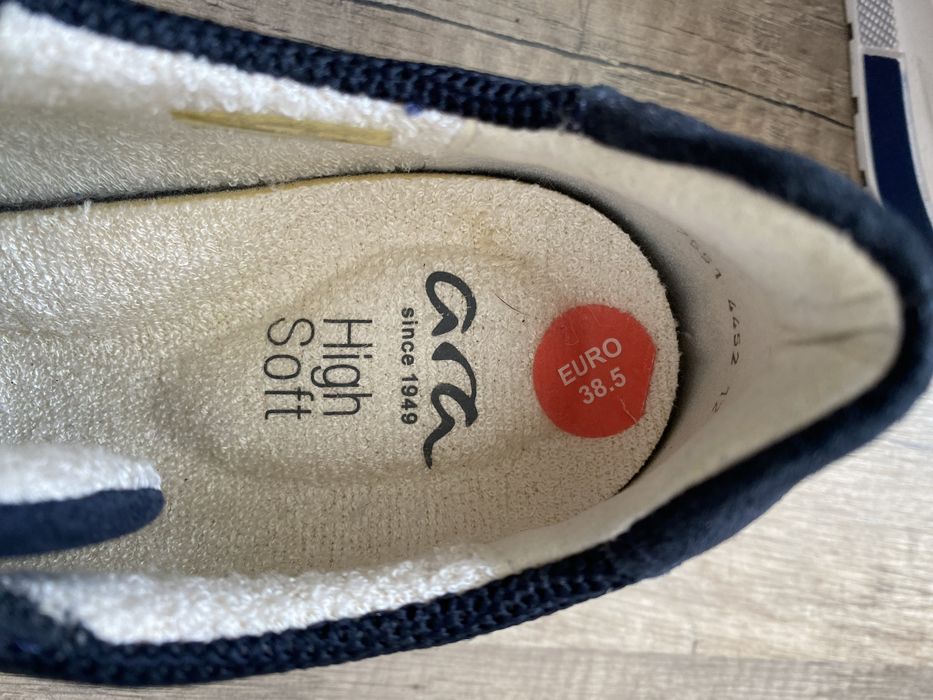 Wygodne adidasy Sneakersy ARA hight soft, rozmiar 38.5