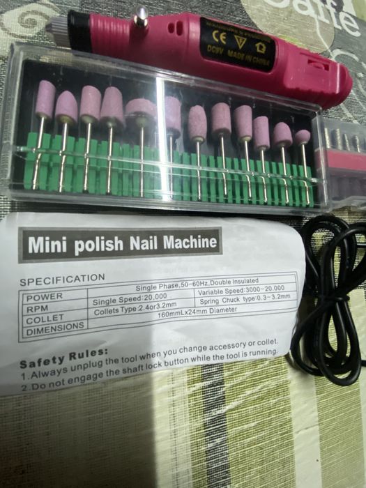 Maquina para utilizacao manicure e pedicure profissional