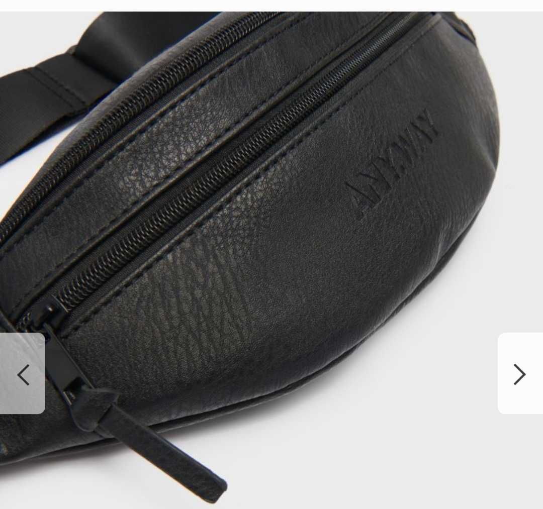 Nowa Saszetka nerka do pasa skóra elegancka Prezent dla faceta