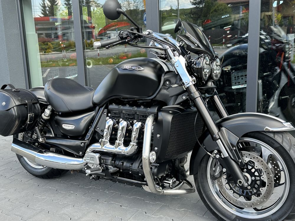 Jedyny taki w PL Triumph Rocket III Roadster Custom BLACK 2014r ABS !!