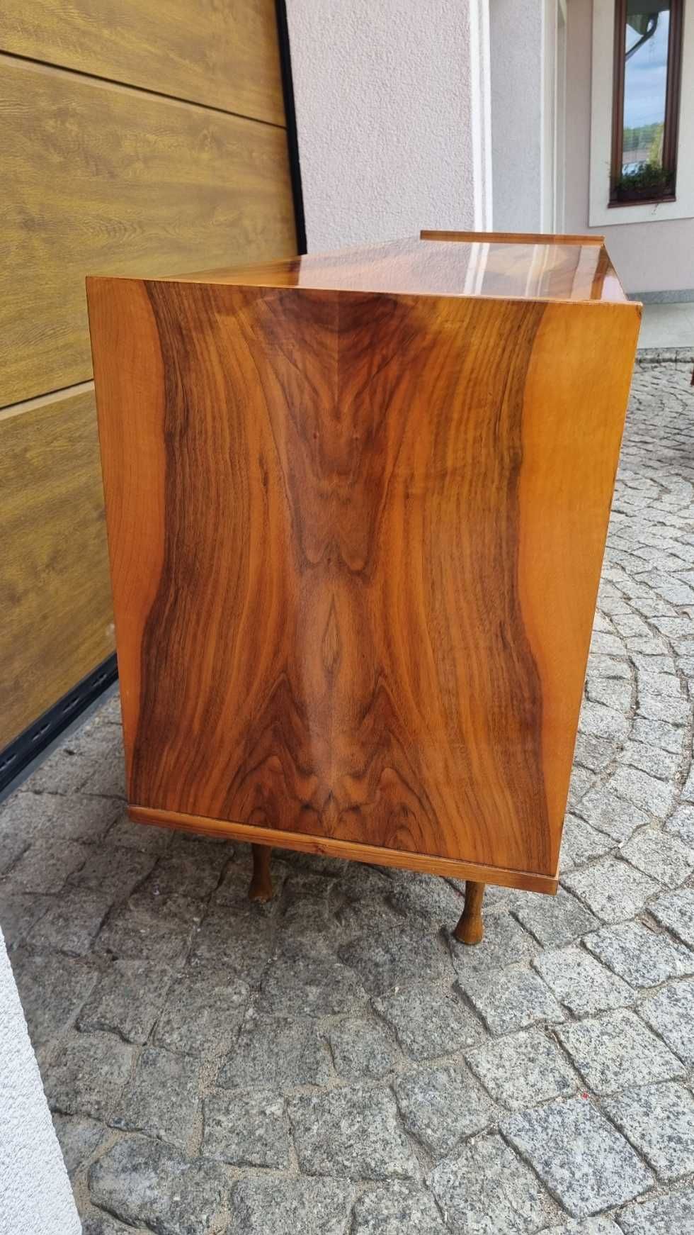 Dobry Stan Mega Fornir Sideboard Długa Komoda Lata 60 Grabiński PRL