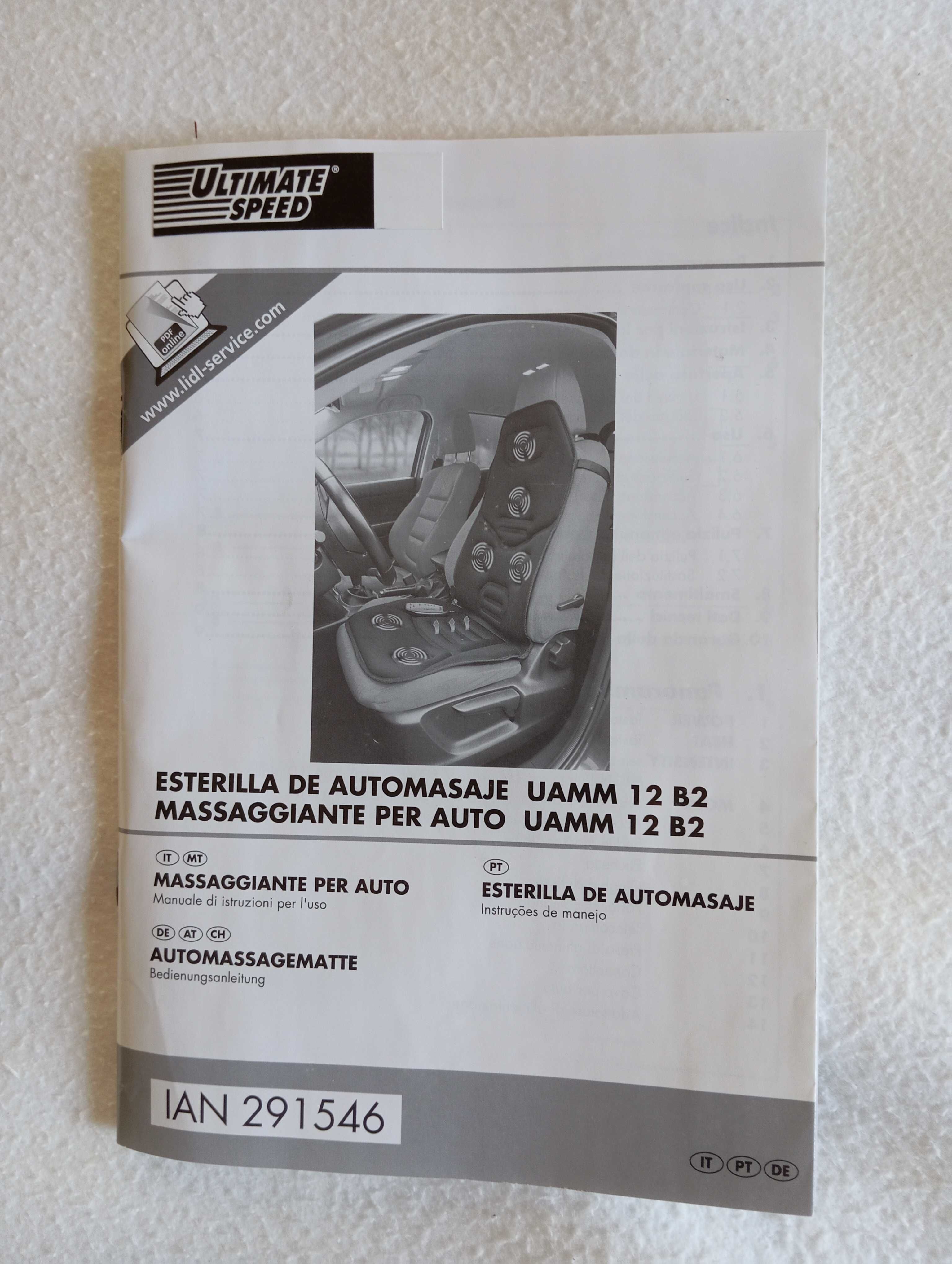 Assento para automóvel com massagem