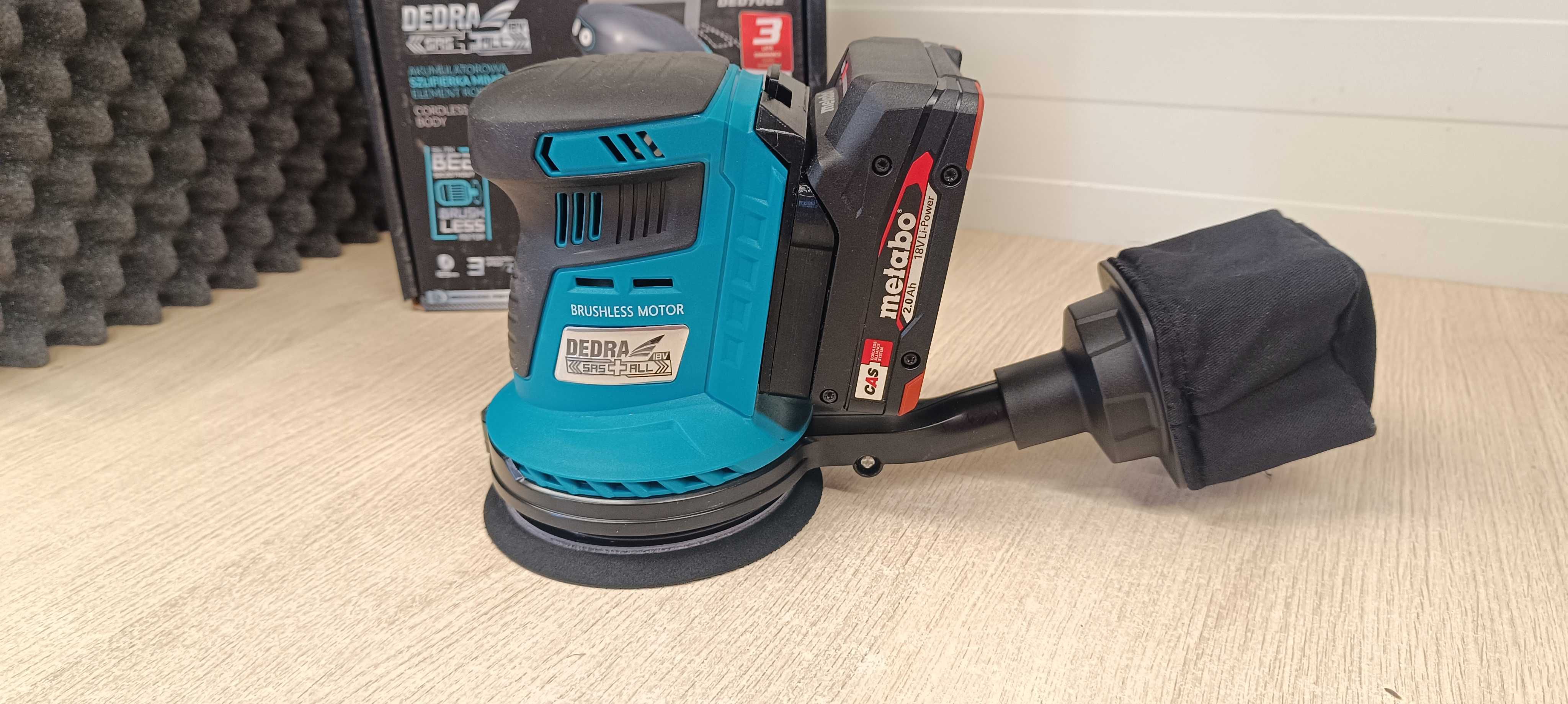 Szlifierka Mimośrodowa Dedra 18v Adapter Metabo