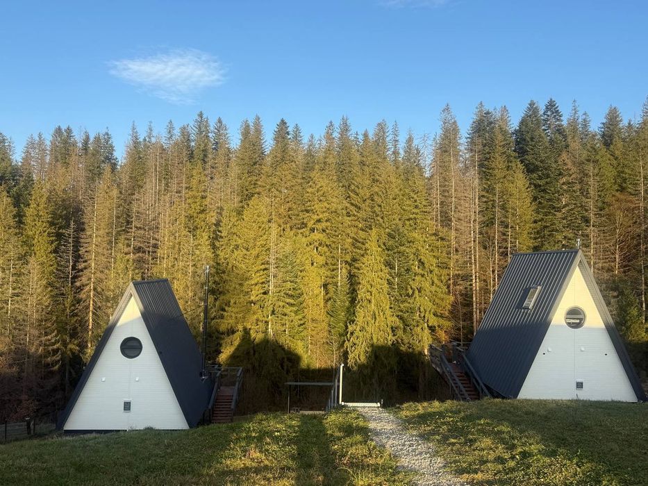 Оренда будинків A-frame в Карпатах- "Лісовий Трикутник", Чан, Микуличи