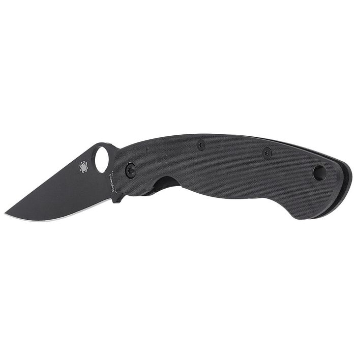 Nóż składany Spyderco Military G-10 Black / Black Blade (C36GPBK)