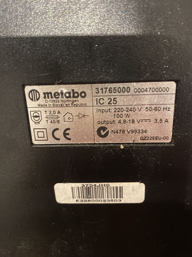 Ładowarka metabo IC 25