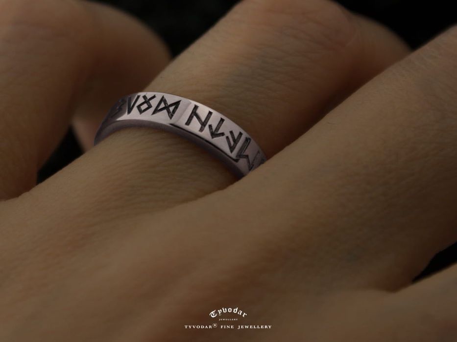 Obrączki z runami | Srebro 925 | Biżuteria z runami | TYVODAR.COM